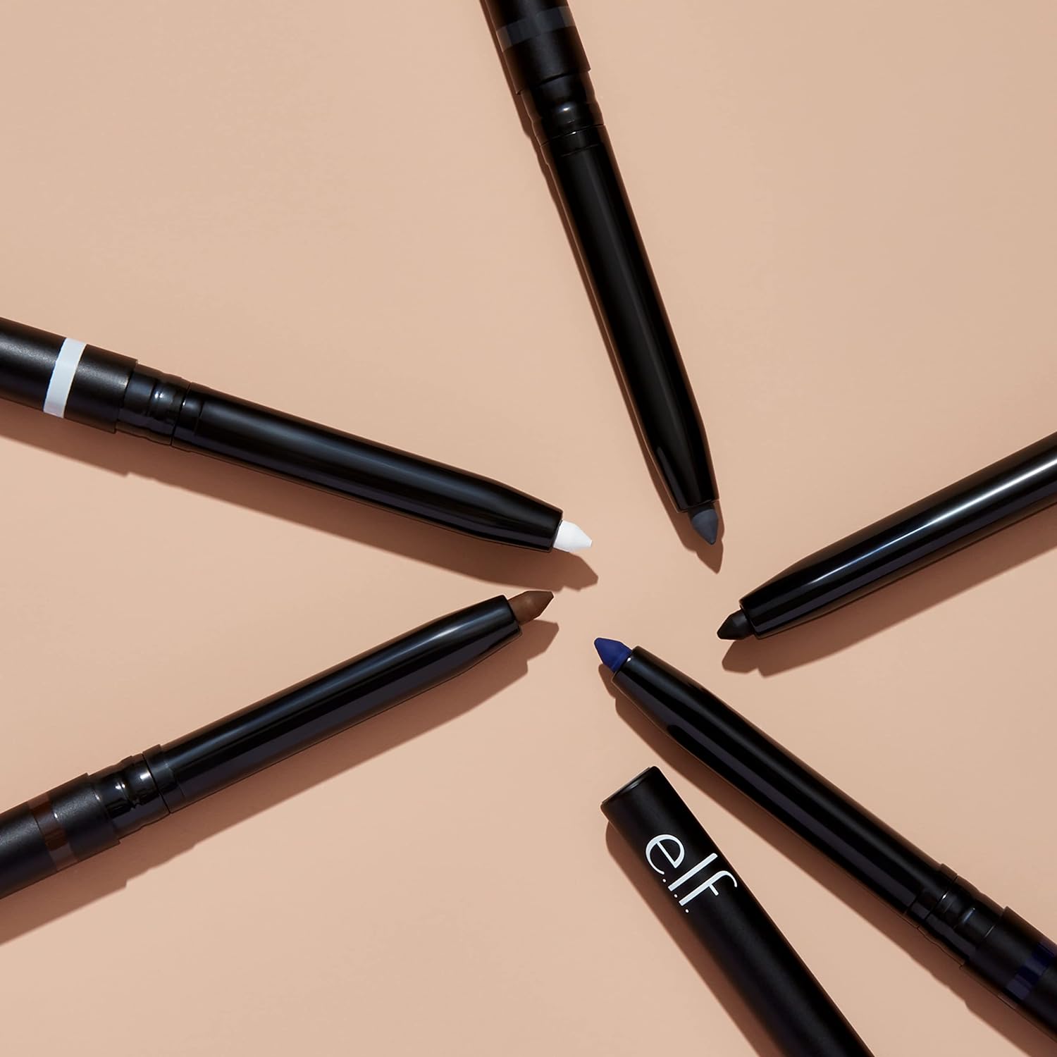 e.l.f. No Budge Retractable Eyeliner, Creamy, Ultra-Pigmented & Waterproof, Creates Bold & Defined Lines, Vegan & Cruelty-Free, Black 0.006 Oz - Image 4